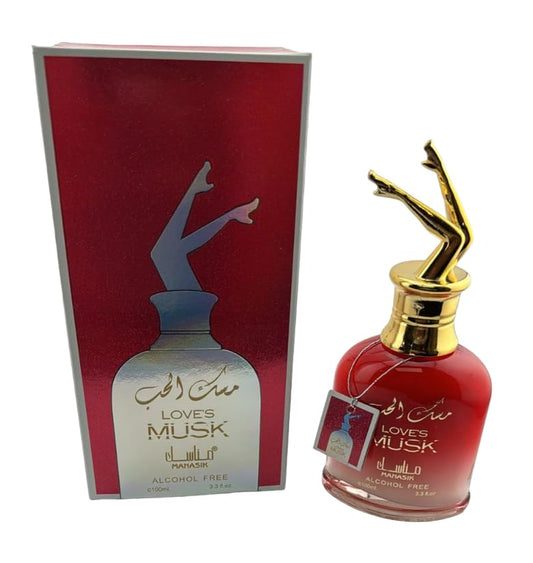 Loves Musk for unisex Eau De Parfum 3.4 oz, imported Oud Perfume,