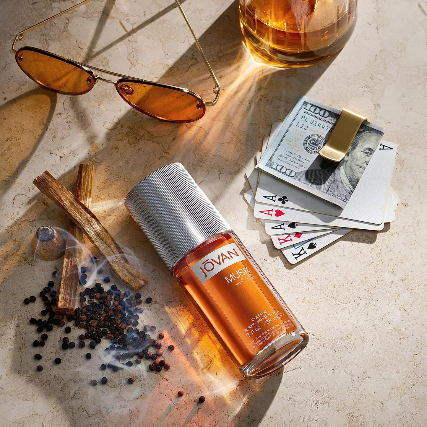 Musk Cologne Spray, Sexy Cologne for Men, Vegan Formula, 8.0oz