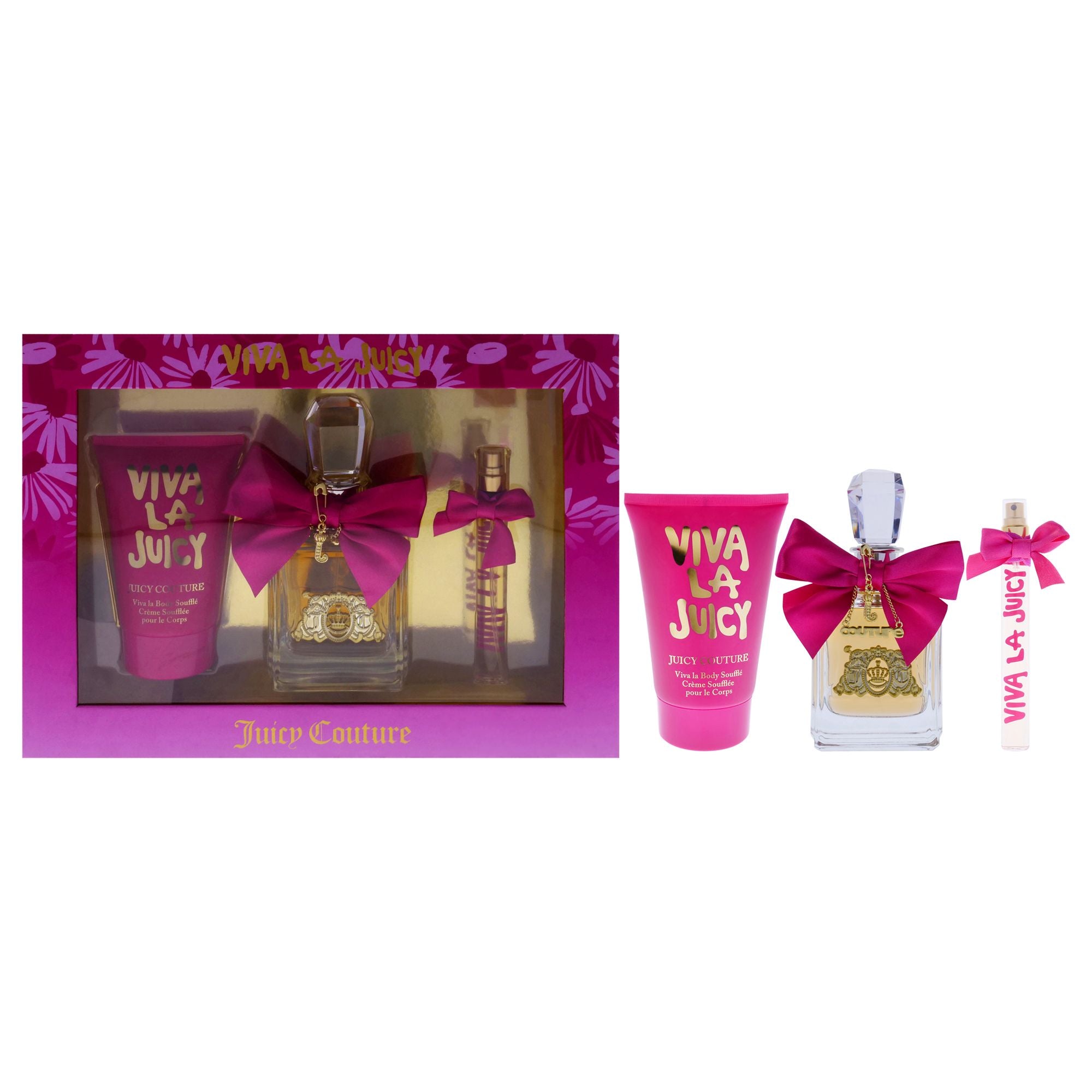 Viva La Juicy by Juicy Couture for Women - 3 Pc Gift Set 3.4