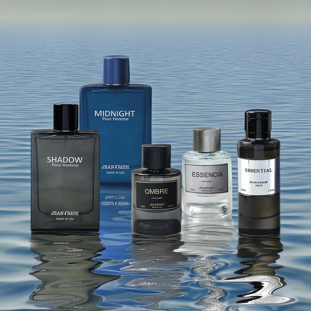 Ombre Pour Homme Eau De Parfume for Men (3.4 Fl Oz / 100ml) with Lavender, Cardamom & Black Vanilla Husk Notes - Long Lasting and Luxury Fragrance