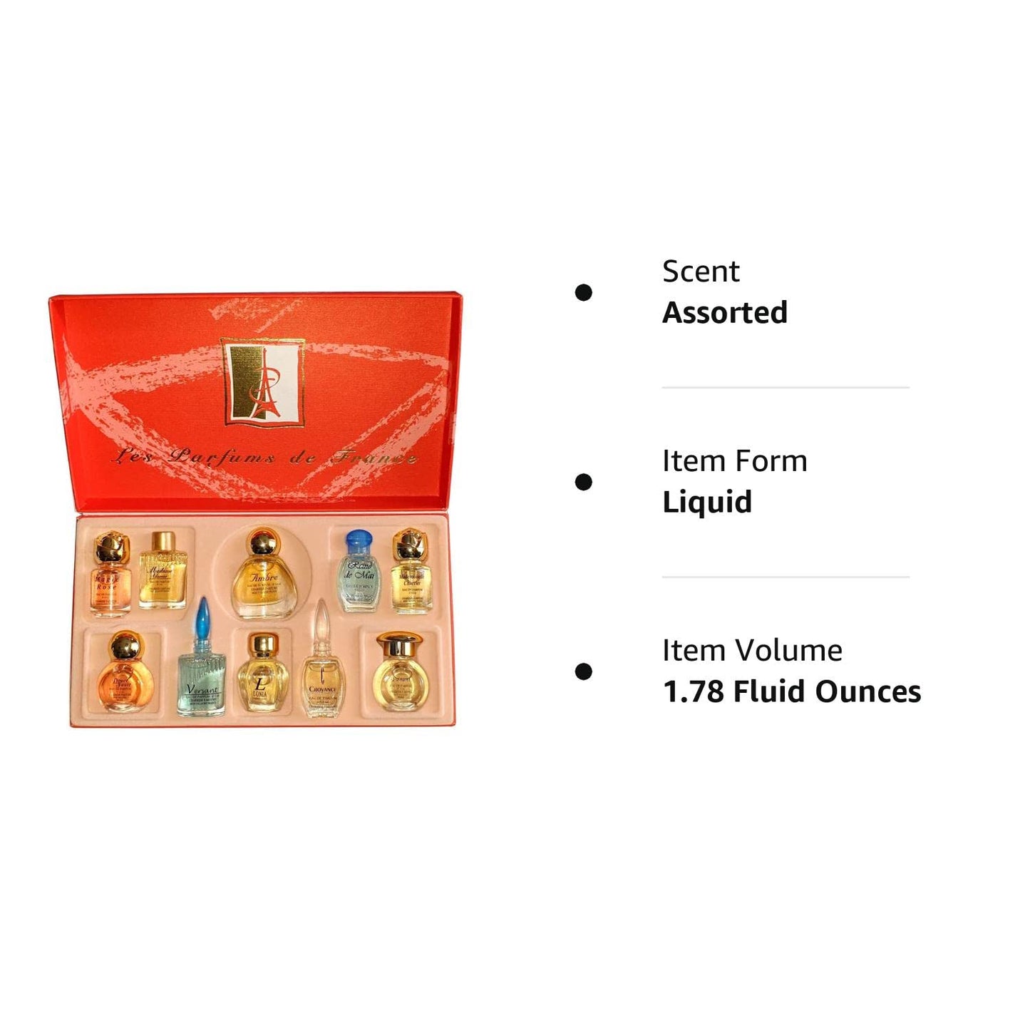 Charrier Parfums - 10 Eaux De Parfum Luxurious Gift Box - 52.7 Ml - Made in Provence, France