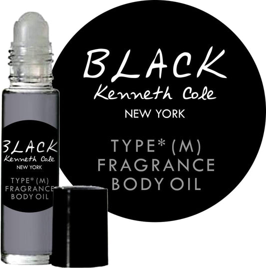 ' Impression of Black for Men Fragrance Body Oil 1/3 oz roll on Glass Bottle