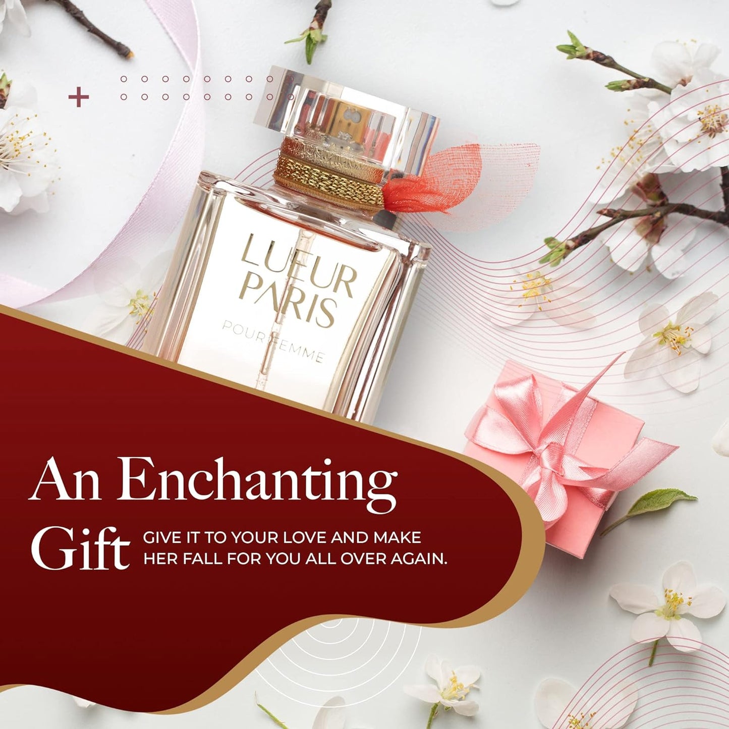 Regal Fragrances Lueur Paris Womens Perfume - Inspired by the Scent of the YSL'S Mon Paris Perfume for Women - Floral Fruity snd Sweet Chypre Scent, 3.4 Fl Oz (100 ML)