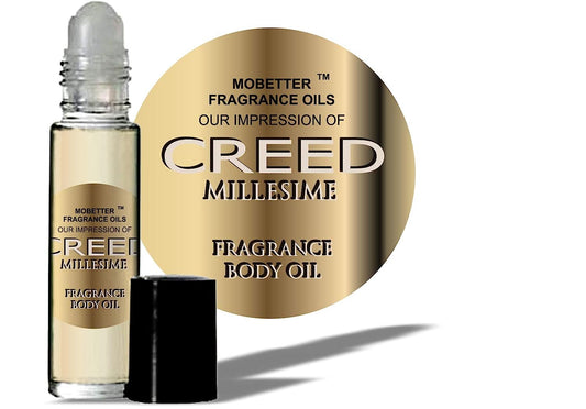 ' Our Impression of Creed Millesime Body Oil 1/3 oz roll on Glass Bottle