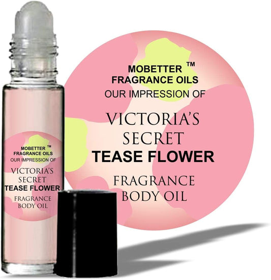' Our Impression of Tease Flower (W) Body Oil 1/3 oz roll on Glass Bottle