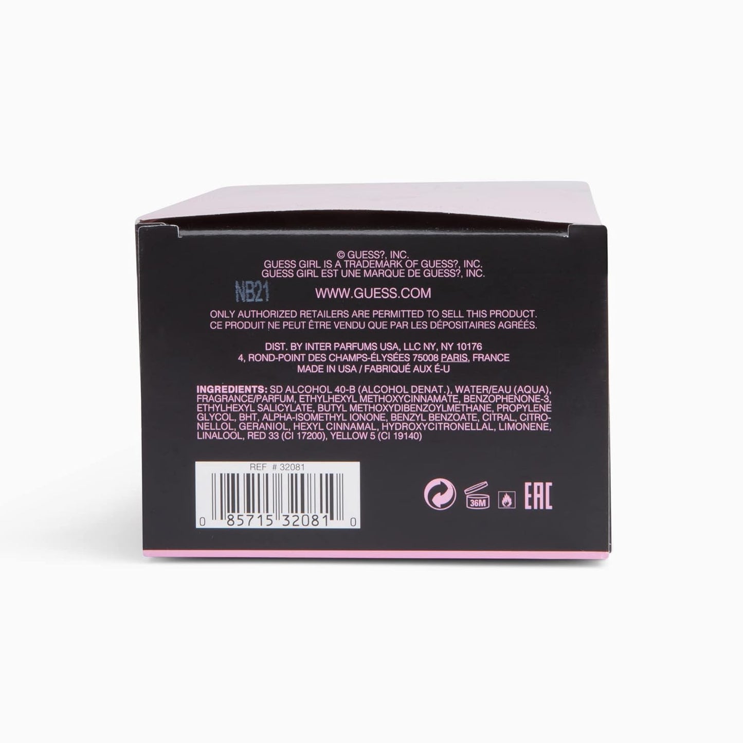 GUESS Girl Eau de Toilette Spray for Women, 3.4 Ounce