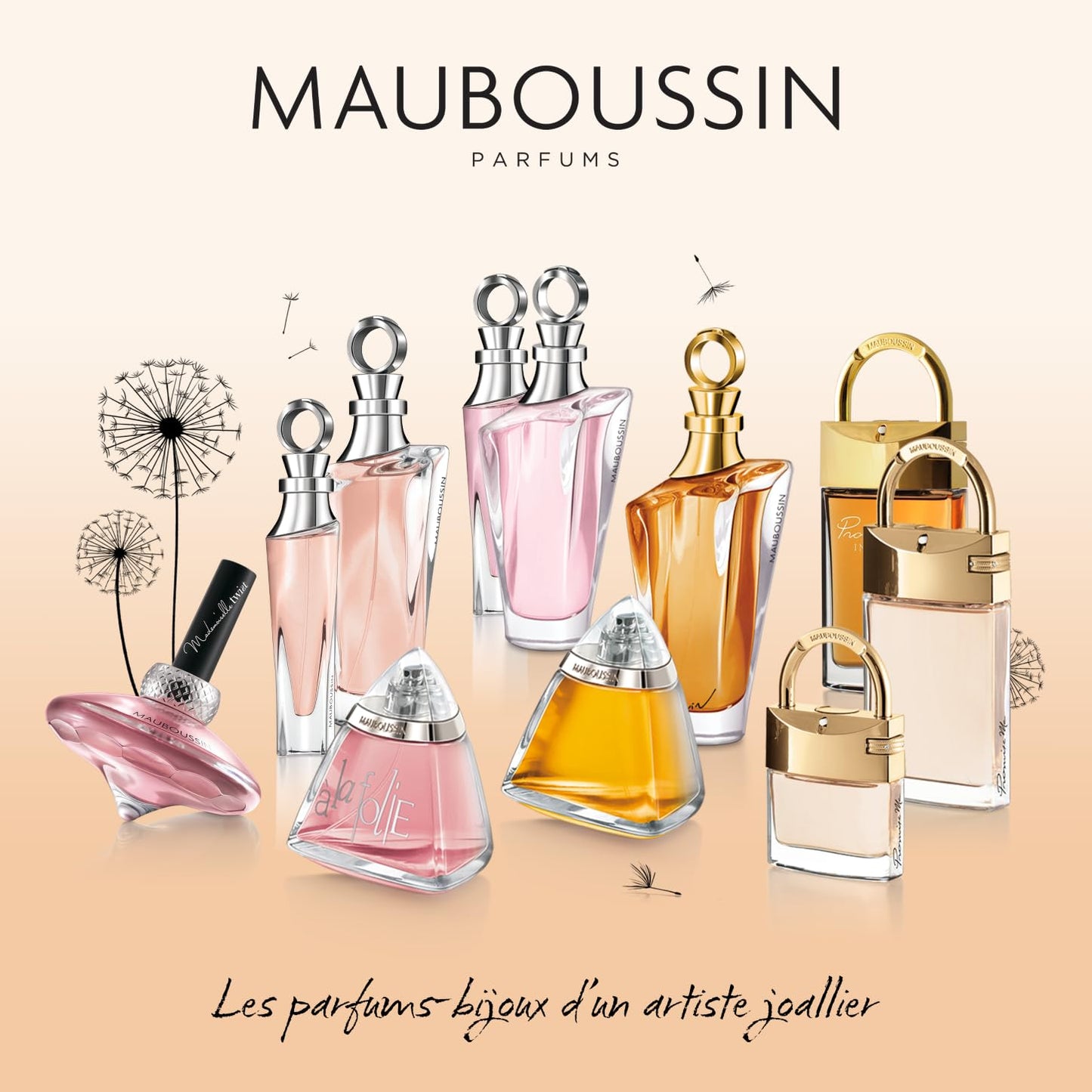 Mauboussin - Pour Elle 100ml (3.3 Fl Oz) - Eau de Parfum for Women - Floral & Fruity Scents