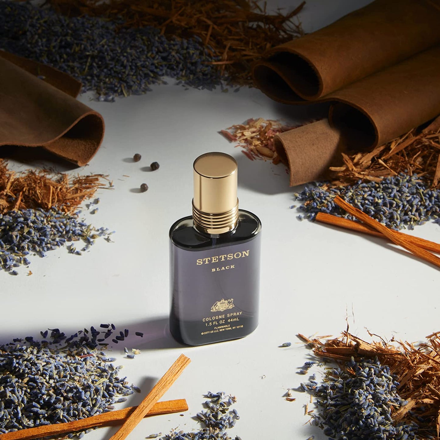 Black - Cologne for Men - Woody, Dark and Spicy Scent with Fragrance Notes of Sandalwood, Spices, and Suede - 1.5 Fl Oz