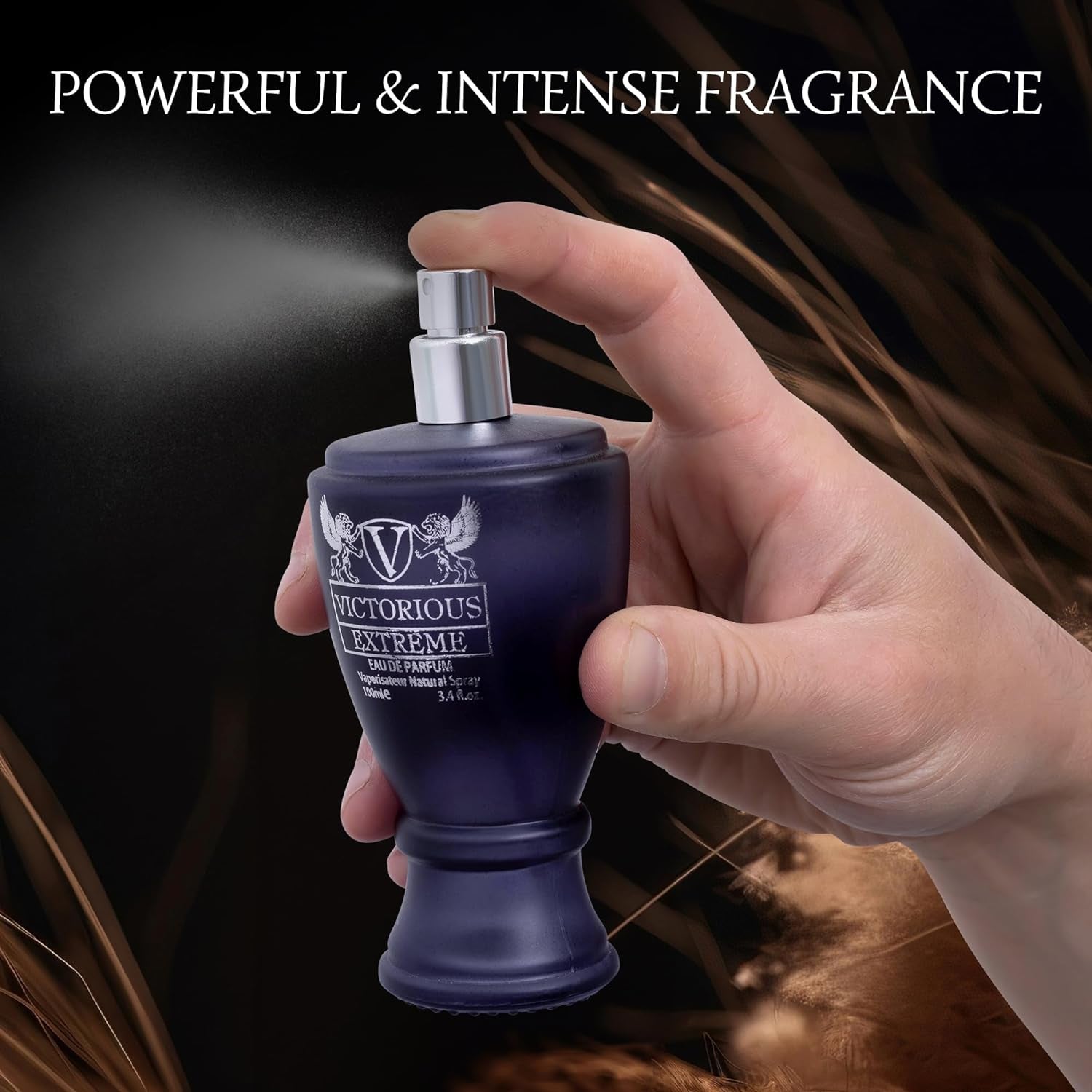 Urban Collection Victorious Extreme for Men - Formulated Using the Finest, Prime Ingredients - Fruity, Salty Fragrance - Black pepper & Fresh Orange Blossom - Packaged in a 100% Recycled Paper