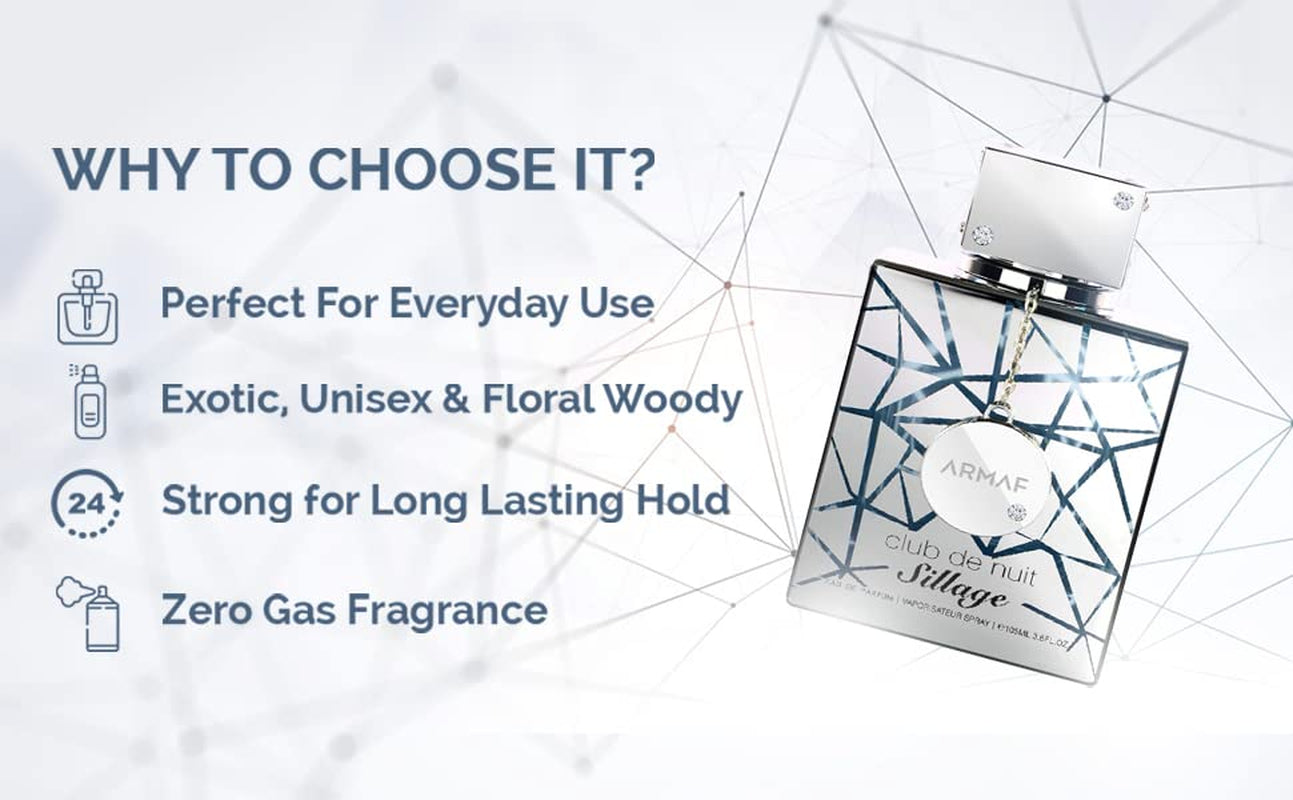 Club De Nuit Sillage EDP Spray Men 3.6 Oz