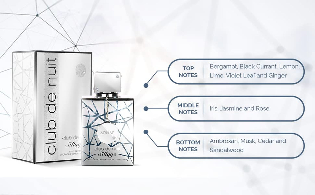 Club De Nuit Sillage EDP Spray Men 3.6 Oz