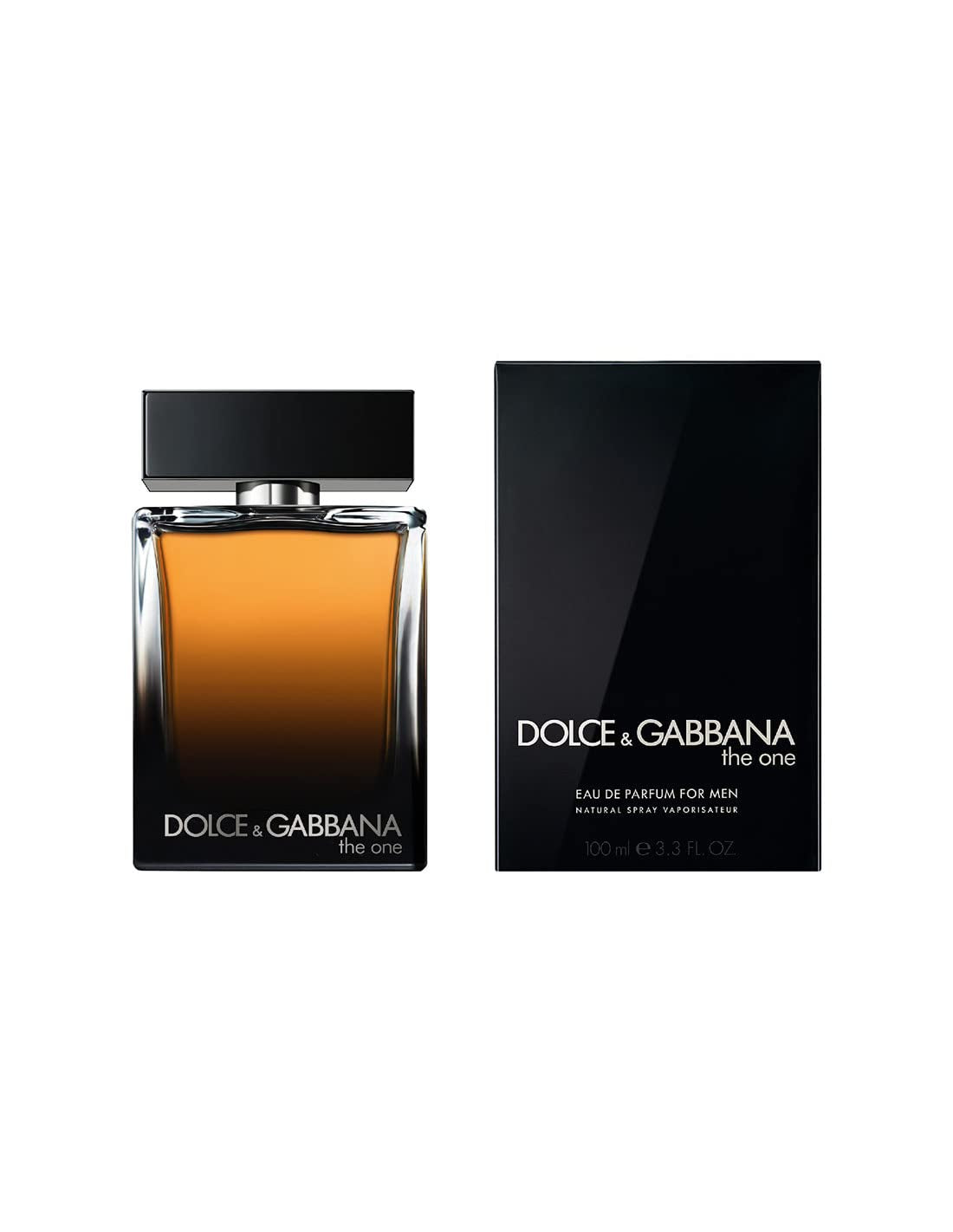 Dolce & Gabbana the One for Men Eau De Parfum Spray, 3.3 Ounce, Amber