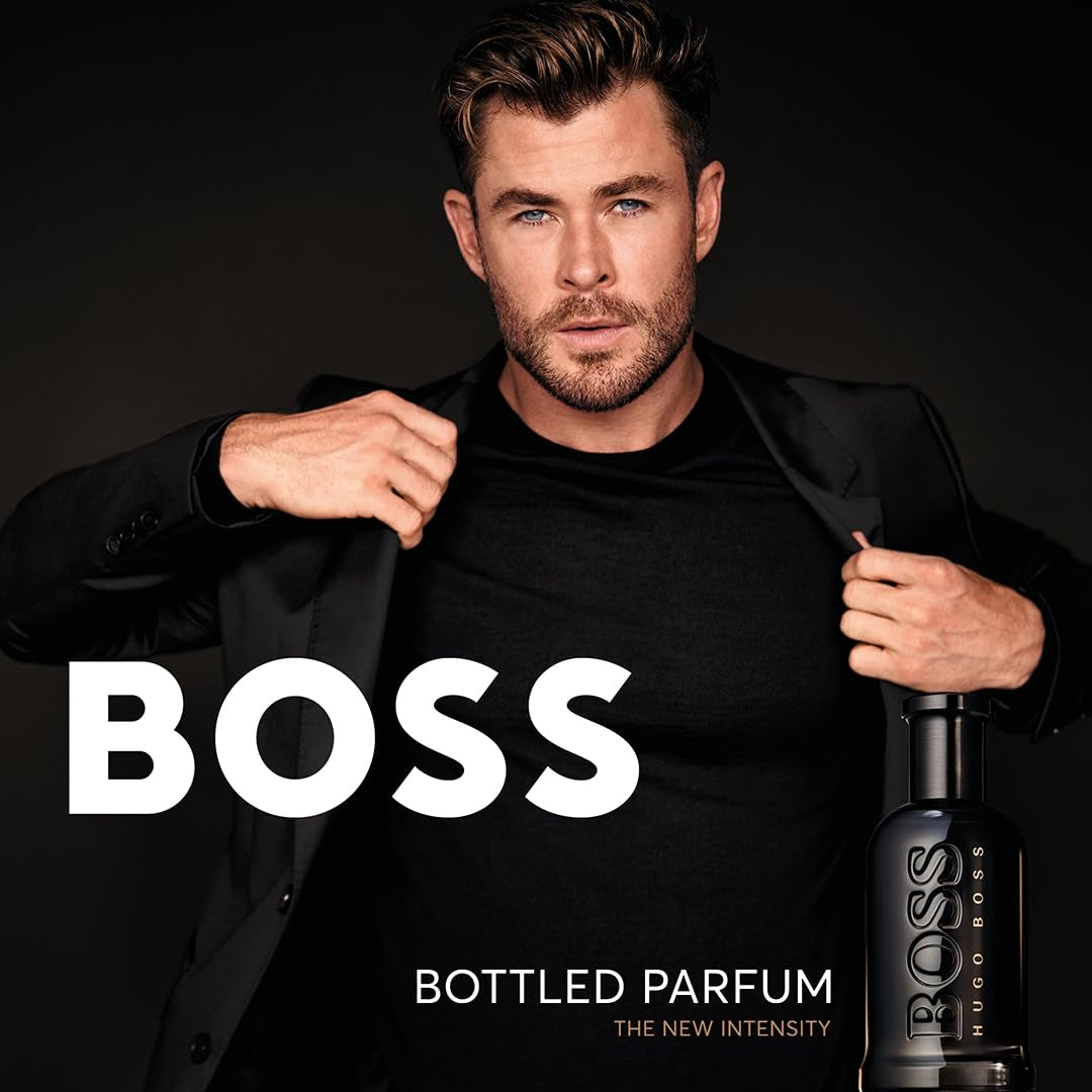 Hugo Boss Bottled Parfum for Men - Notes of Mandarin, Incense and Cedarwood