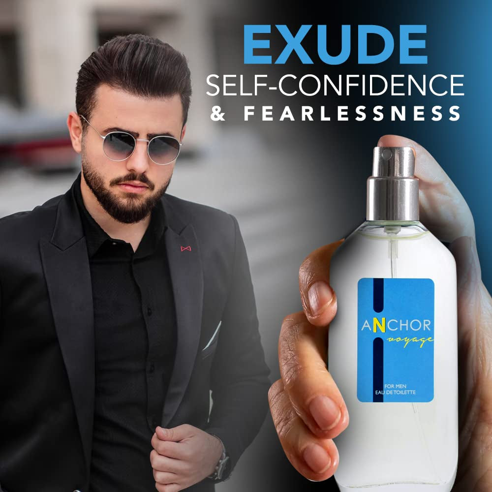 American Collection Mens Fragrance, Inspired by the Scent of Nautica's Voyage Cologne For Men, Eau de Parfum Natural Spray, Green Apple, Cedar, Airy And Crisp Scents 80 ML 2.75 Fl Oz