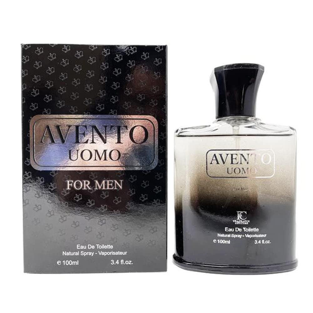 META-BOSEM Avento Uomo, Men's Cologne Eau de Toilette Natural Spray - Masculine Aroma Notes - Fresh Scent - Great Holiday Gift - for All Day Use - a Classic Bottle, 3.4 Fluid Ounce/100Ml