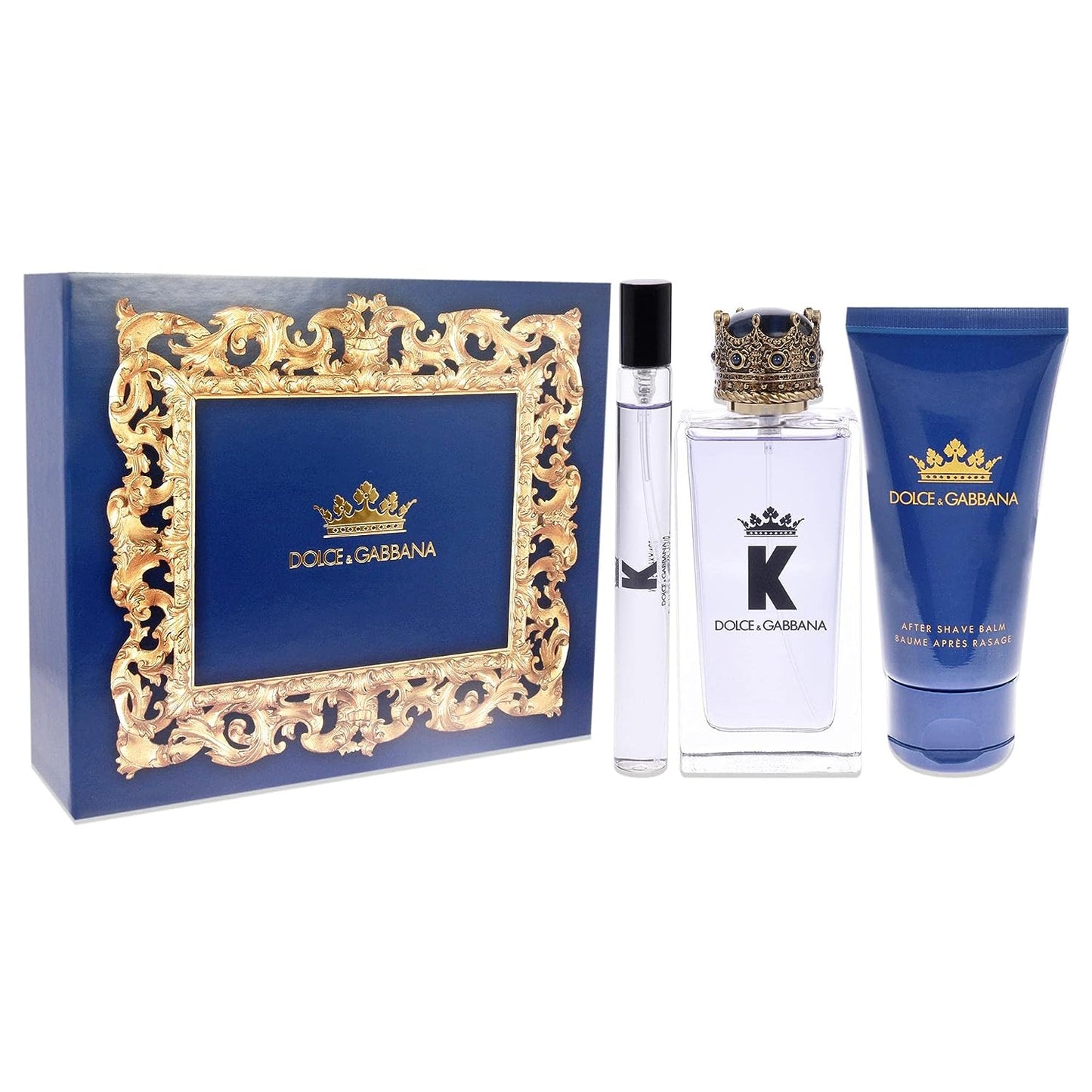 K by DOLCE & GABBANA, 3.3 Ounce, after Shave Balm, 1.6 Fl. OZ, Eau De Toilette .33 Fl OZ