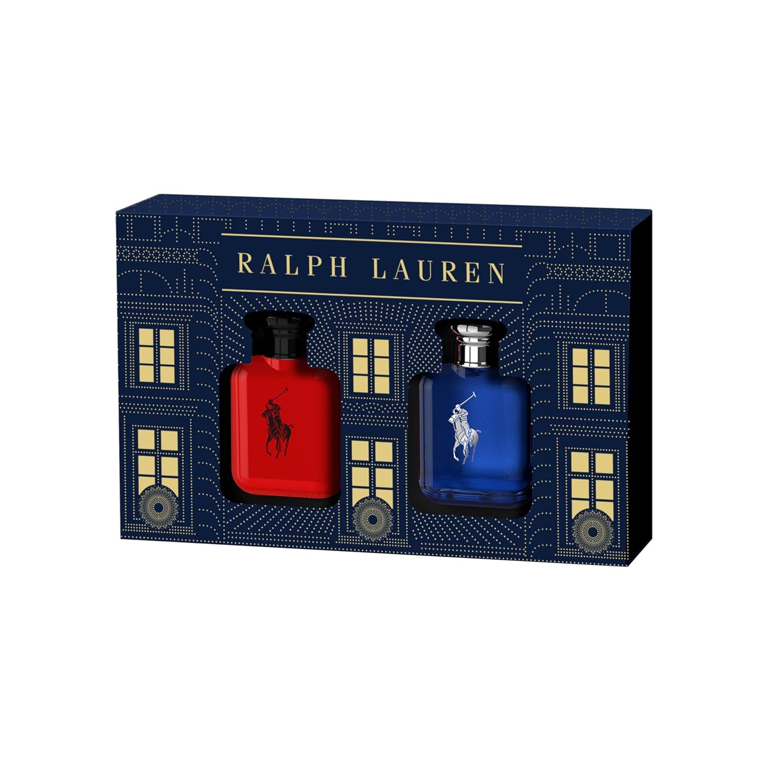 Ralph Lauren - Polo Red & Polo Blue - Eau de Toilette – Men’s Cologne – 2-Piece Mini Gift Set – Travel Size - 0.5 Fl Oz Each