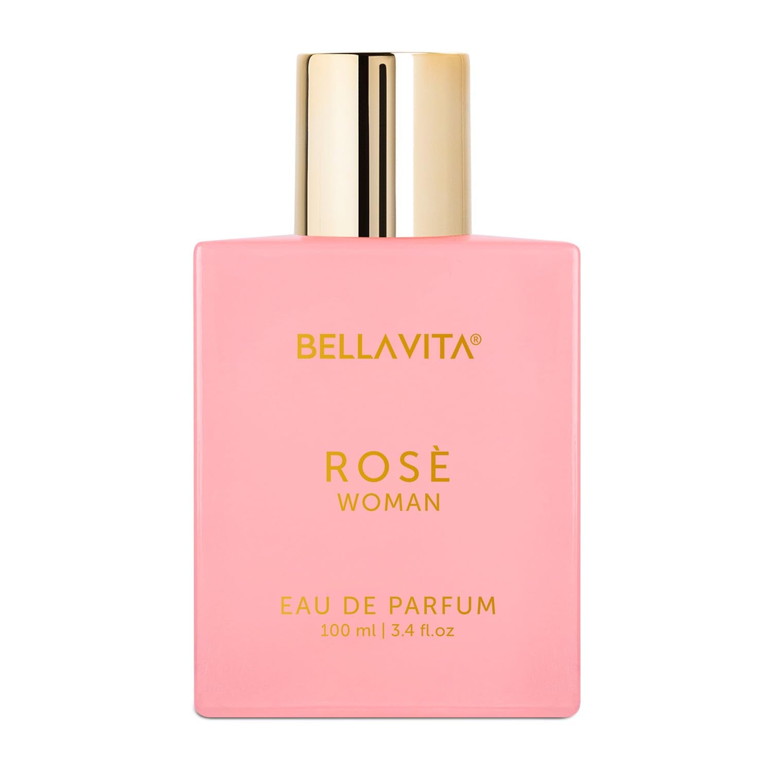 Rose Women's Eau De Parfum (3.4 fl. oz.) | Floral, Oriental & sweet Perfume for Women | Notes: Amber Vanilla, Black Currant, Rose, Jasmine | Vegan & Cruelty-Free