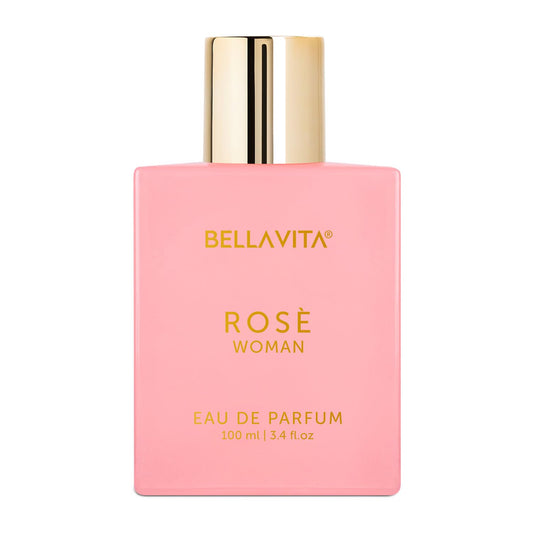 Rose Women's Eau De Parfum (3.4 fl. oz.) | Floral, Oriental & sweet Perfume for Women | Notes: Amber Vanilla, Black Currant, Rose, Jasmine | Vegan & Cruelty-Free