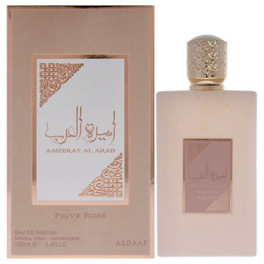 Asdaaf Ladies Ameerat Al Arab Prive Rose EDP Spray 3.4 Oz Fragrance 6290360590868