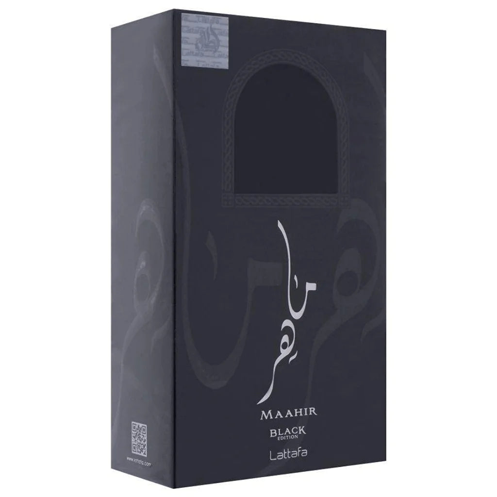 Unisex Maahir Black Edition EDP Spray 3.38 Oz Fragrances 6291108730362