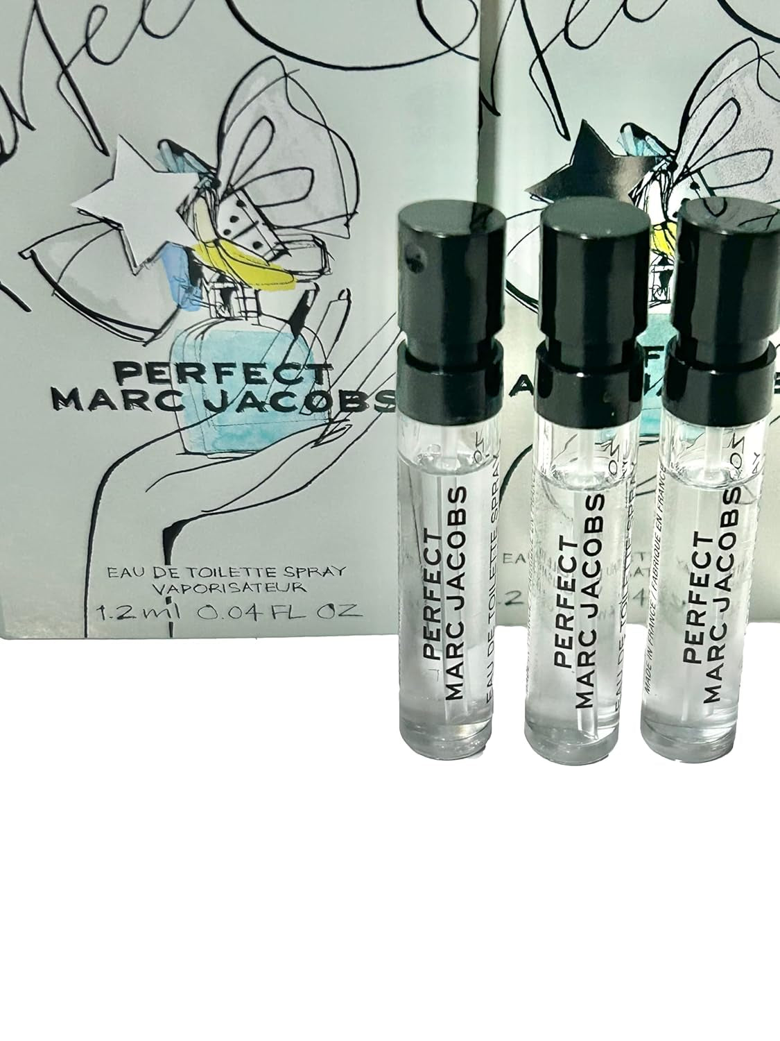 Perfect EDT Sample Women Perfume Spray 1.2 ml / 0.04 oz - set of 3