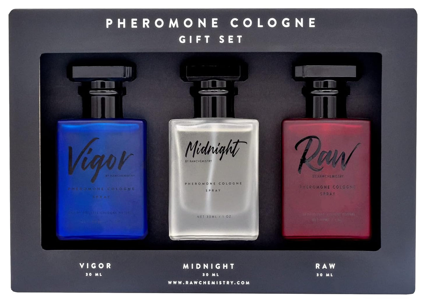 - A Pheromone Infused Mens Cologne Gift Set - Set of 3 Colognes