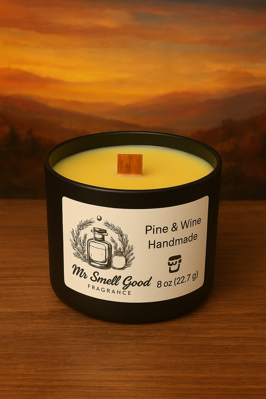 Pine & Wine Handmade Candle by Mr Smell Good