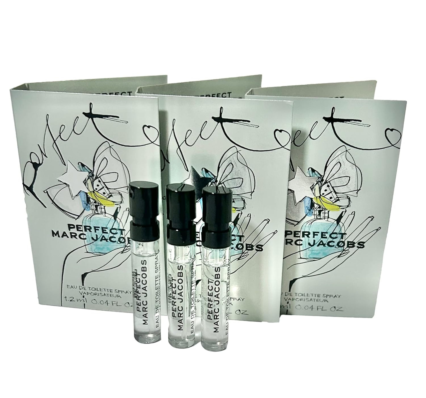 Perfect EDT Sample Women Perfume Spray 1.2 ml / 0.04 oz - set of 3