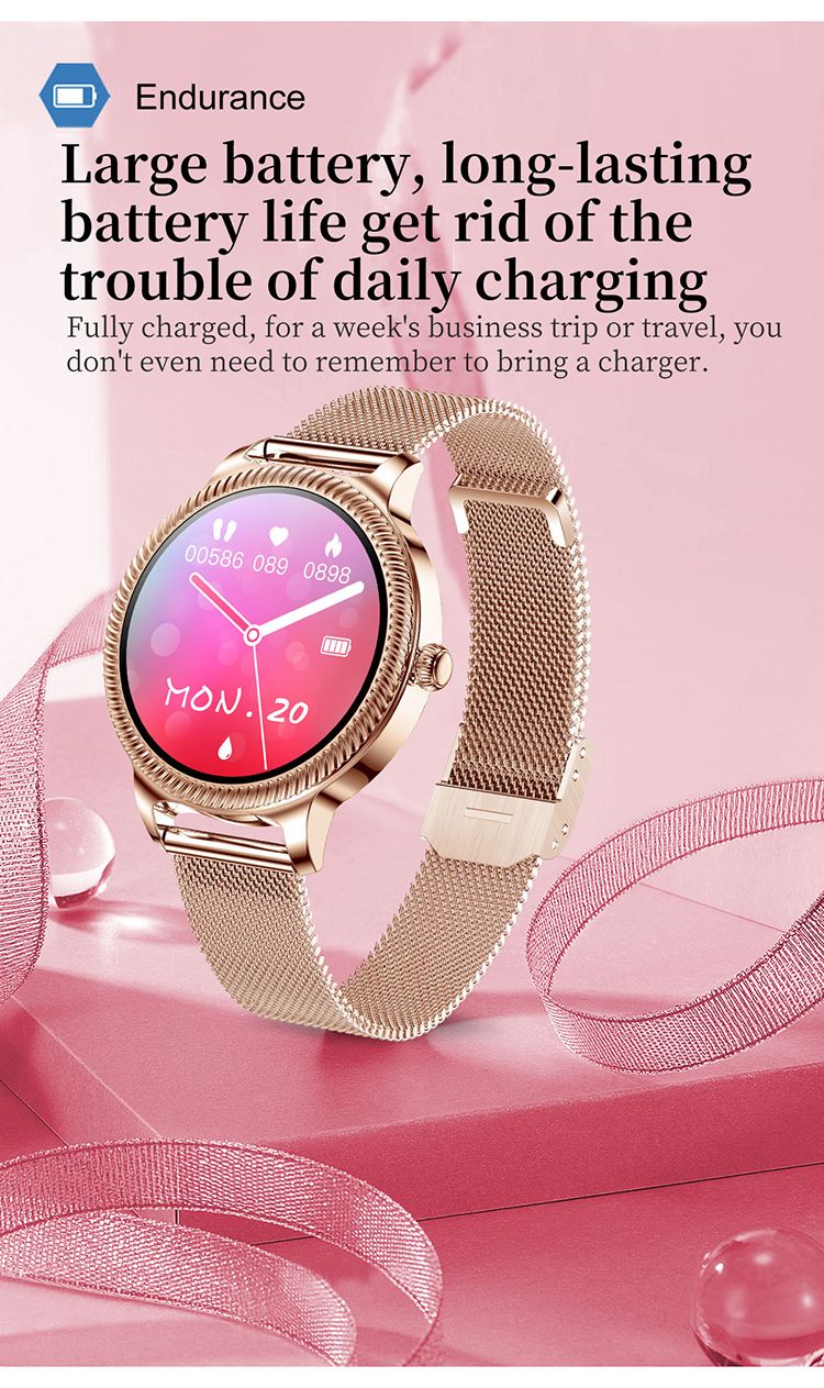 Women's AK38 Smart Watch Heart Rate Smart Bluetooth Bracelet Sports Watch Smart Watch