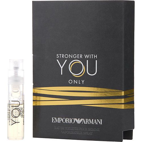 EMPORIO ARMANI STRONGER WITH YOU ONLY by Giorgio Armani EDT SPRAY VIAL