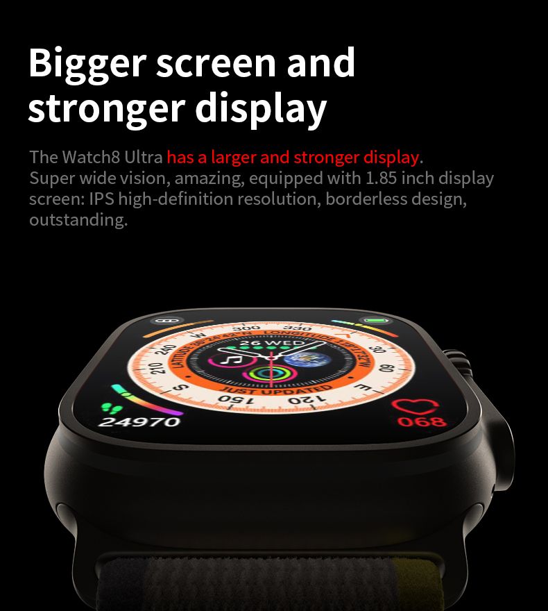 S8Ultra smart watch NFC sports step record heart rate blood pressure blood oxygen Bluetooth bracelet