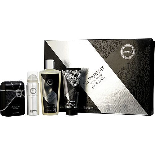 ARMAF LE PARFAIT by Armaf EDT SPRAY 3.4 OZ & SHOWER GEL 3.4 OZ & PERFUME BODY SPRAY 1.7 OZ & SHAMPOO 8.4 OZ