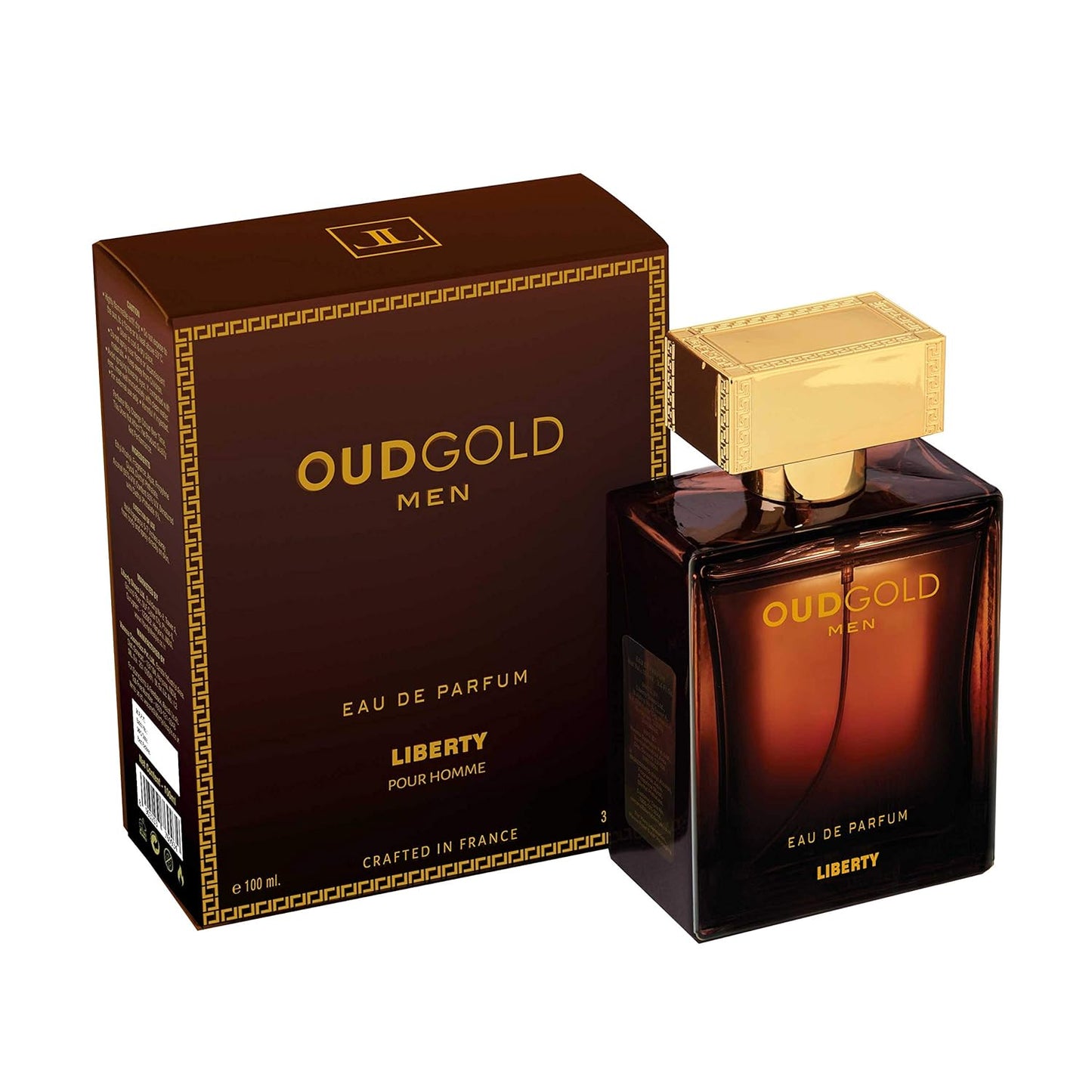 Oud Perfume for Men 3.4 Oz Premium Oud Gold Perfumes for Thanksgiving Long-Lasting EDP, Luxury Woody Fragrance for Men, Perfume Spray