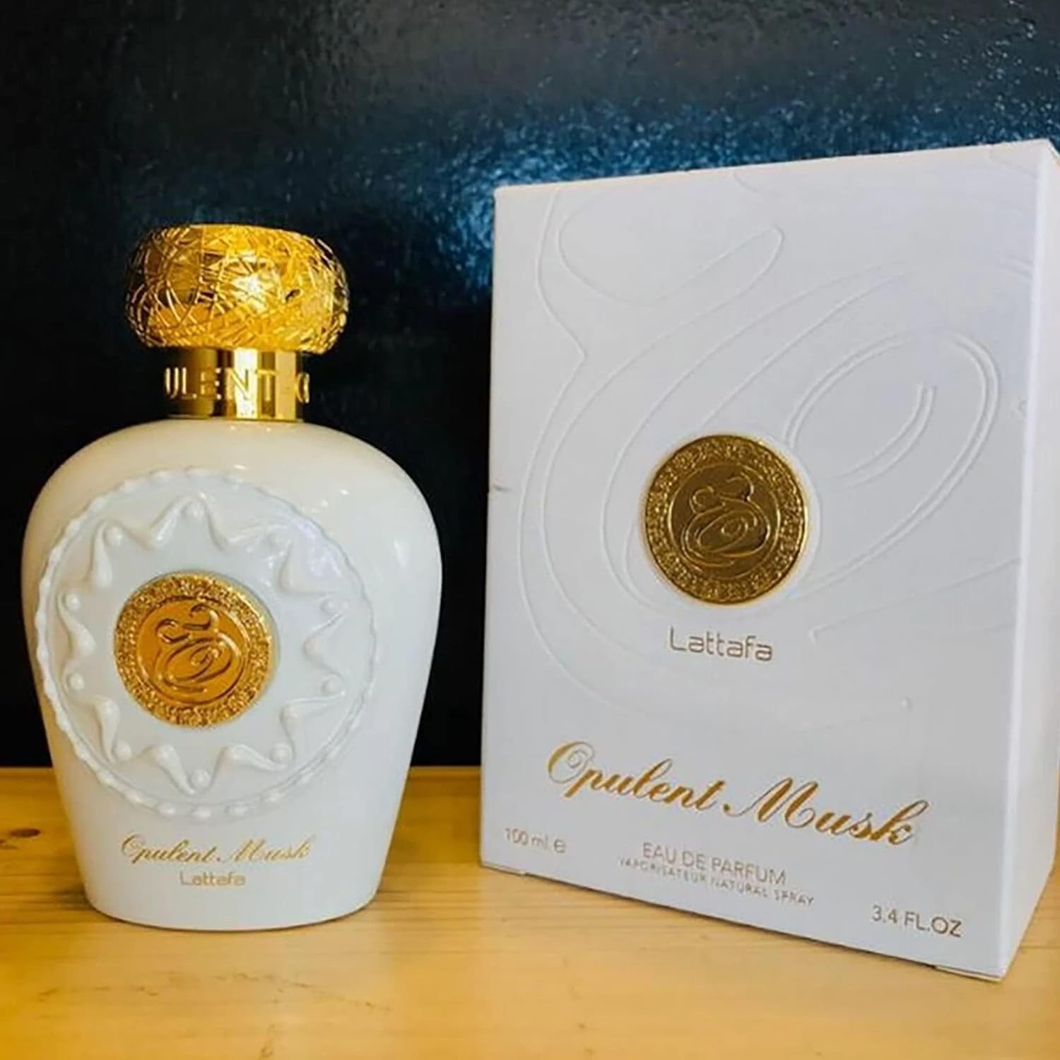 Lattafa Opulent Musk for Women Eau de Parfum Spray, 3.4 Ounce