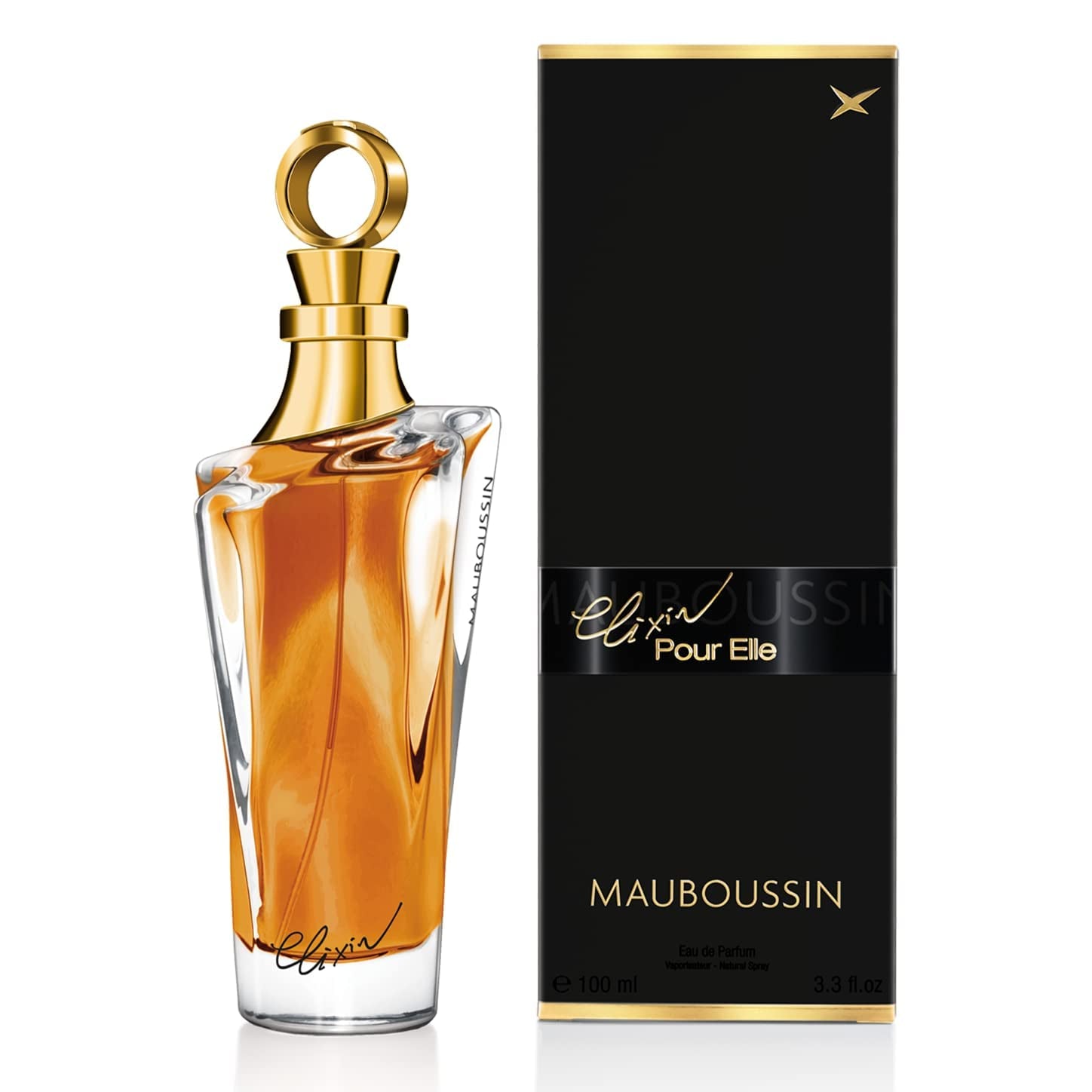 Mauboussin - Elixir Pour Elle 100ml (3.3 Fl Oz) - Eau de Parfum for Women - Oriental & Gourmand Scents