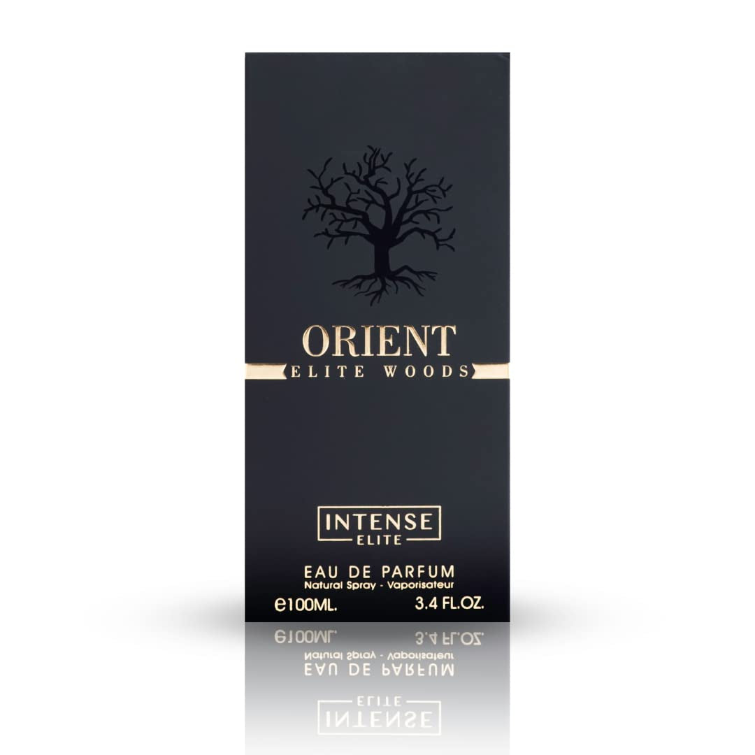 Orient Elite Woods for Men EDP, Eau De Parfum Men 100ML (3.4Oz), Men'S Fragnances, Long Lasting Arabian Perfume for Men, Perfumes Para Hombres, Saffron & Oud Perfumes for Men Original.