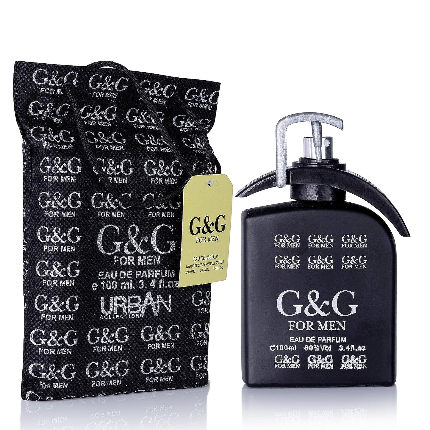 Urban Collection G&G for Men - Designed for Modern, Self-Assured Men - Explosive Blend Delivers a Long-Lasting Intensity - Invigorating Lavender, Lemon, Basil, Rosemary, Green Mint & Verbena