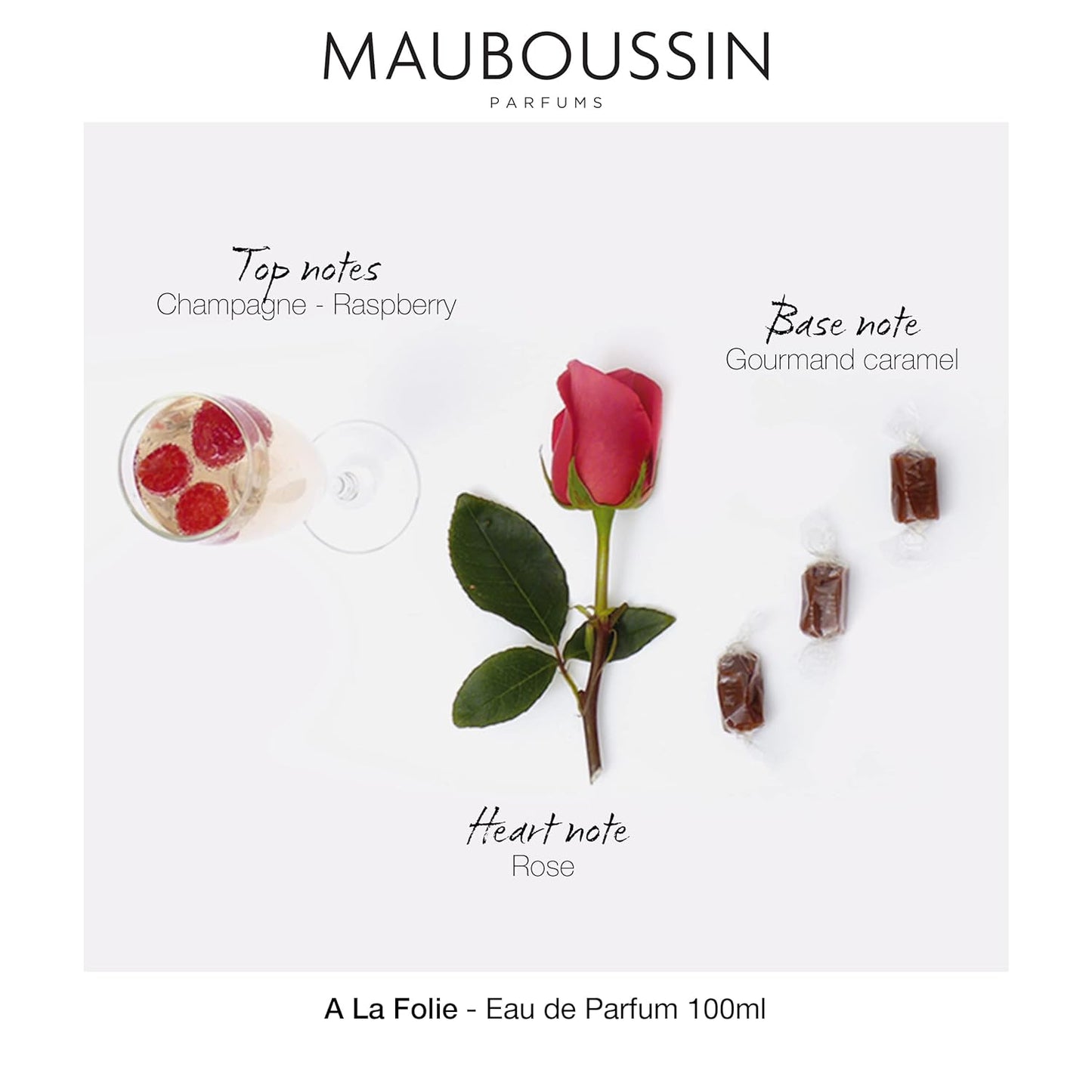 Mauboussin - Prestige 2022 A La Folie Set: Eau de Parfum 100 ml, Precious Shower 100 ml, Scented Milk 100 ml & Toiletry Bag