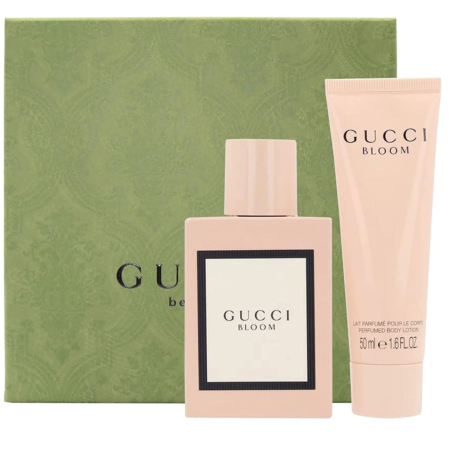 Gucci Bloom Eau De Parfum and Scented Lotion Gift Set Perfume for Women 1.6 oz and Perfumed Lotion for Women 1.6 oz