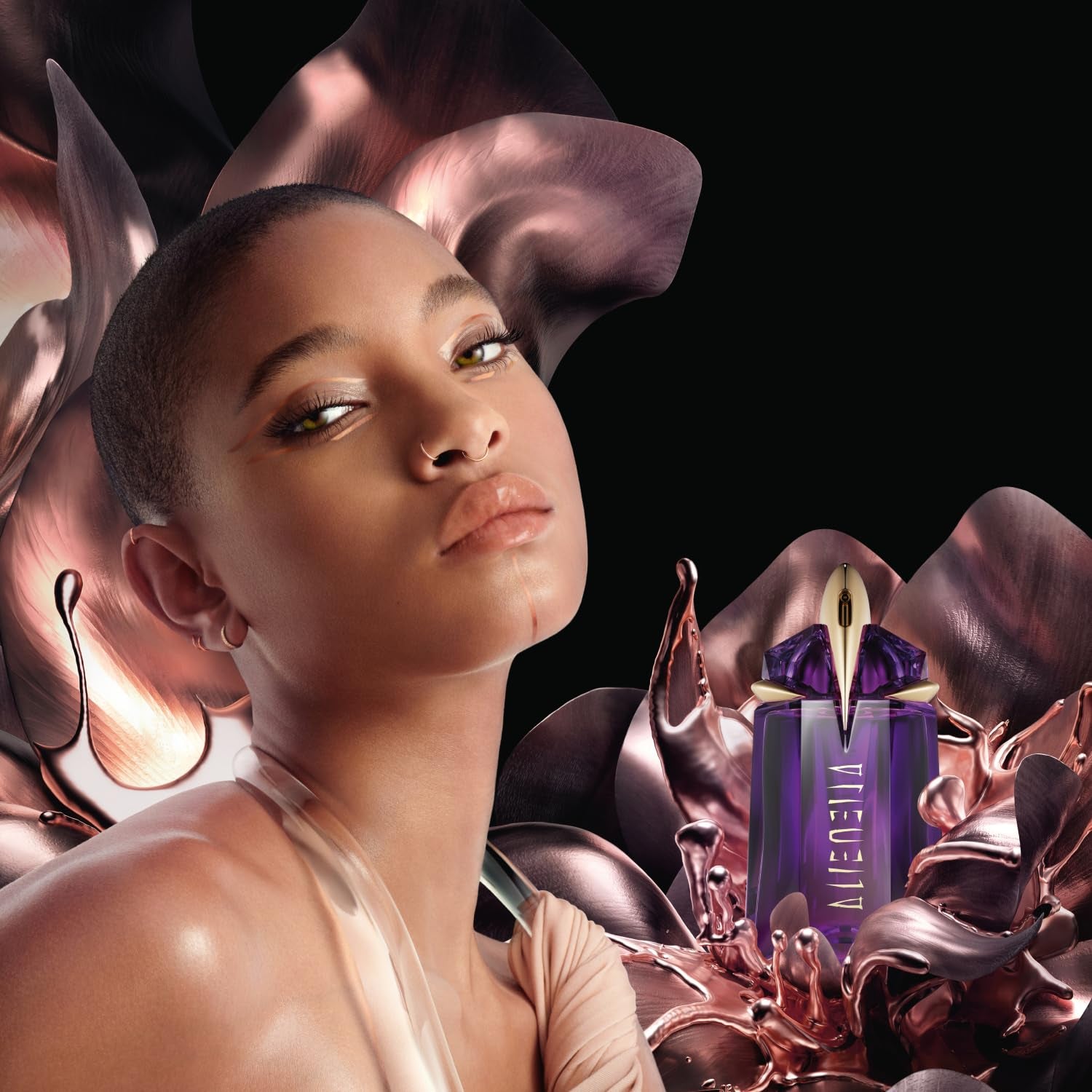 MUGLER Alien Eau de Parfum - Floral, Jasmine & Amber Womens Perfume - Long-Lasting Fragrance - 3.0 Fl Oz