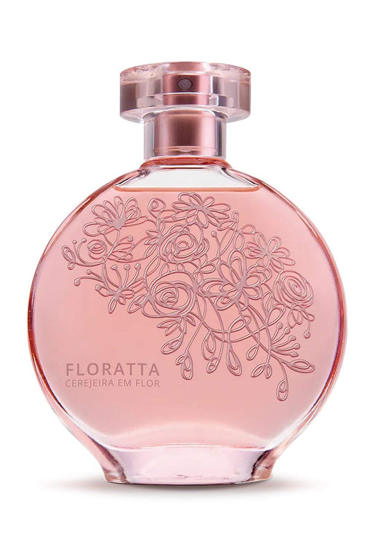 O Boticário Floratta Cherry Blossom Eau de Toilette, Long-Lasting, Fruity Floriental Fragrance Perfume for Women, 2.5 Ounce