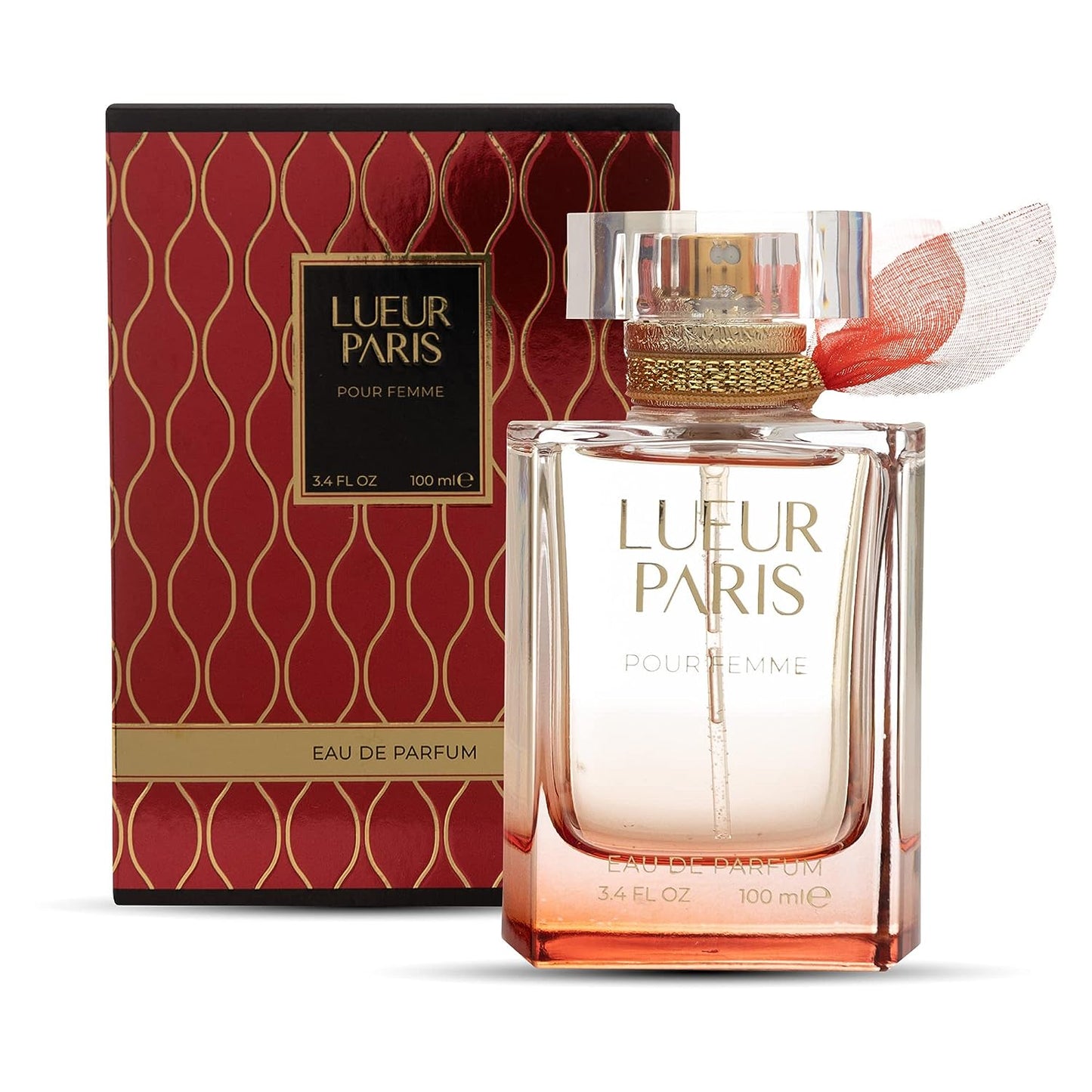 Regal Fragrances Lueur Paris Womens Perfume - Inspired by the Scent of the YSL'S Mon Paris Perfume for Women - Floral Fruity snd Sweet Chypre Scent, 3.4 Fl Oz (100 ML)