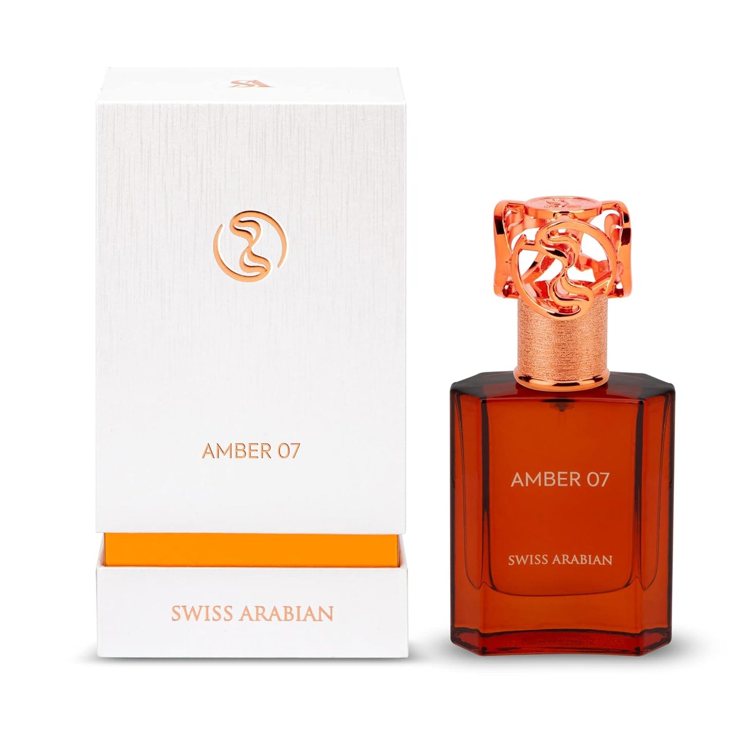 Swiss Arabian Amber 07 - Luxury Products From Dubai - Long Lasting And Addictive Personal EDP Spray Fragrance - A Seductive, Signature Aroma - The Luxurious Scent Of Arabia - 1.7 Oz