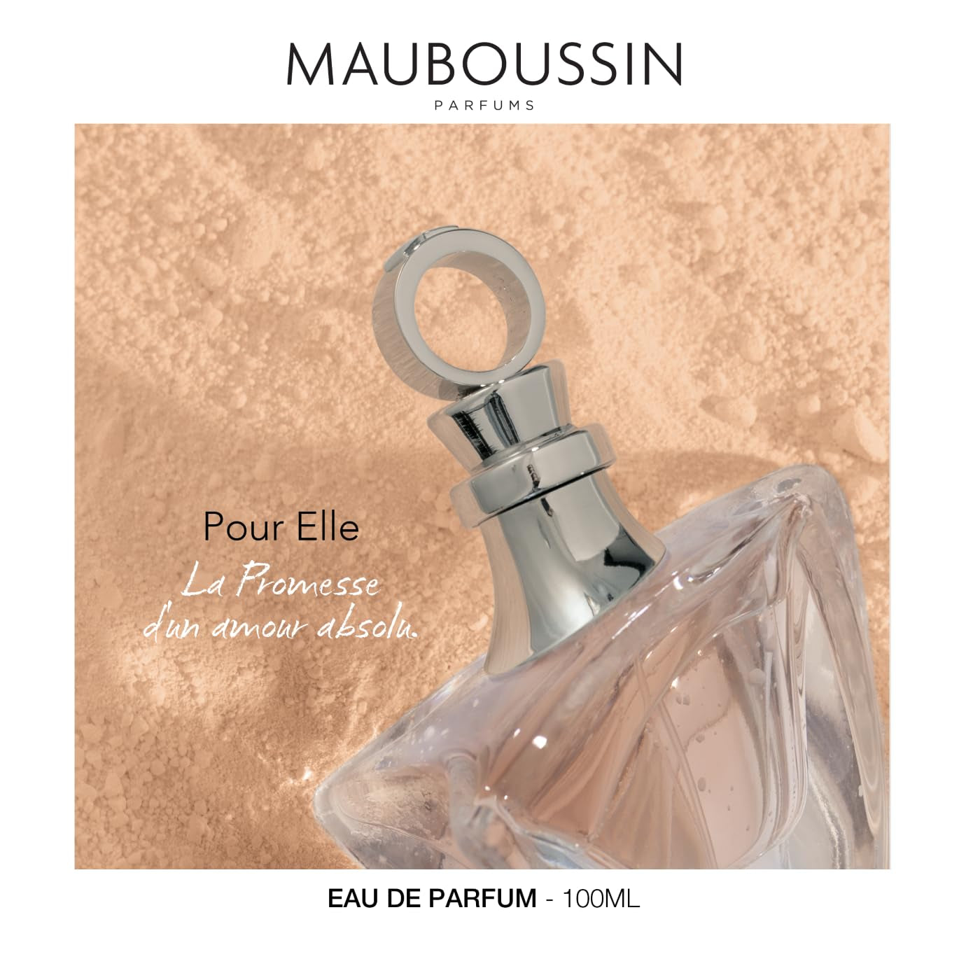 Mauboussin - Pour Elle 100ml (3.3 Fl Oz) - Eau de Parfum for Women - Floral & Fruity Scents