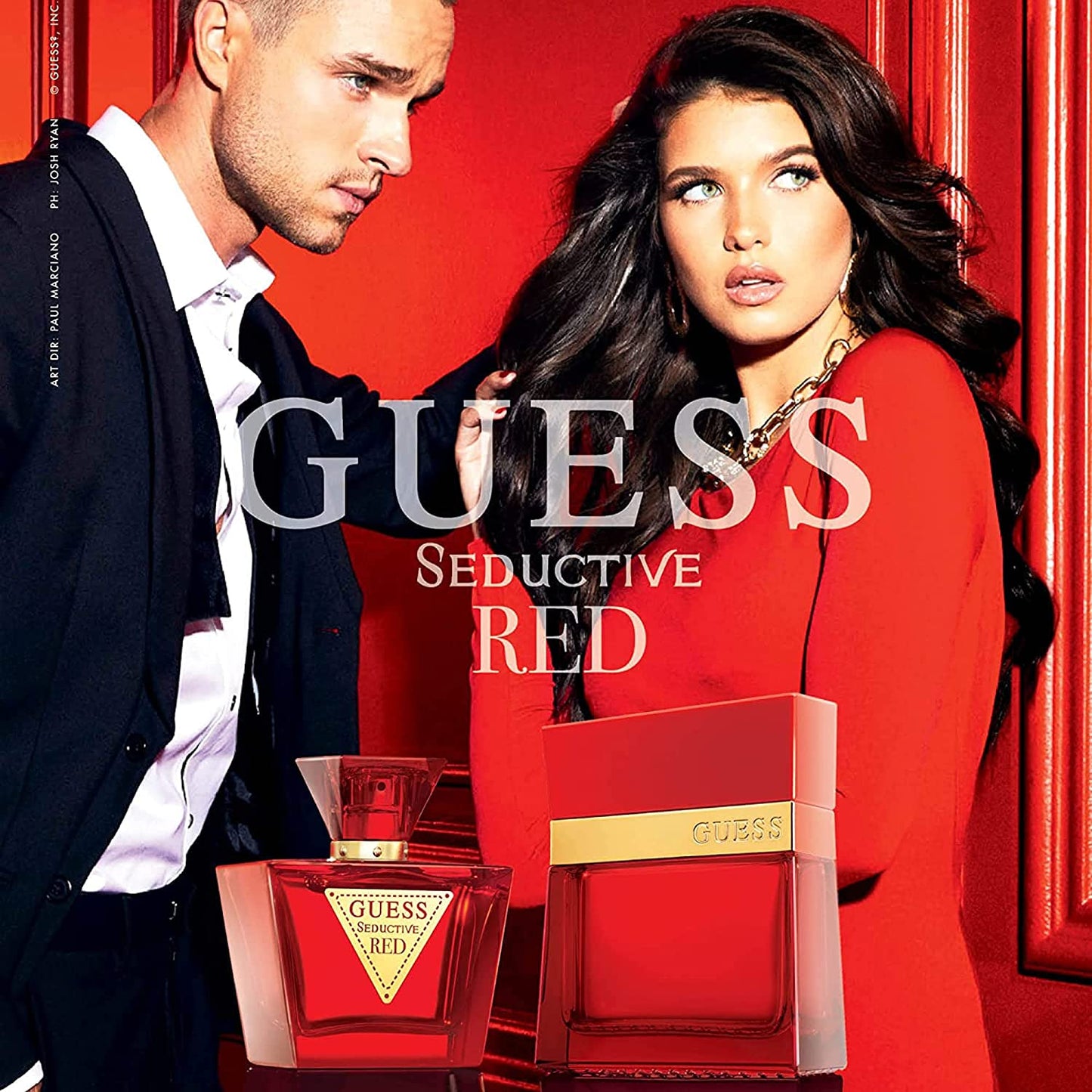 GUESS Seductive Red Men/Homme Eau de Toilette Cologne Spray For Men, 3.4 Fl. Oz.