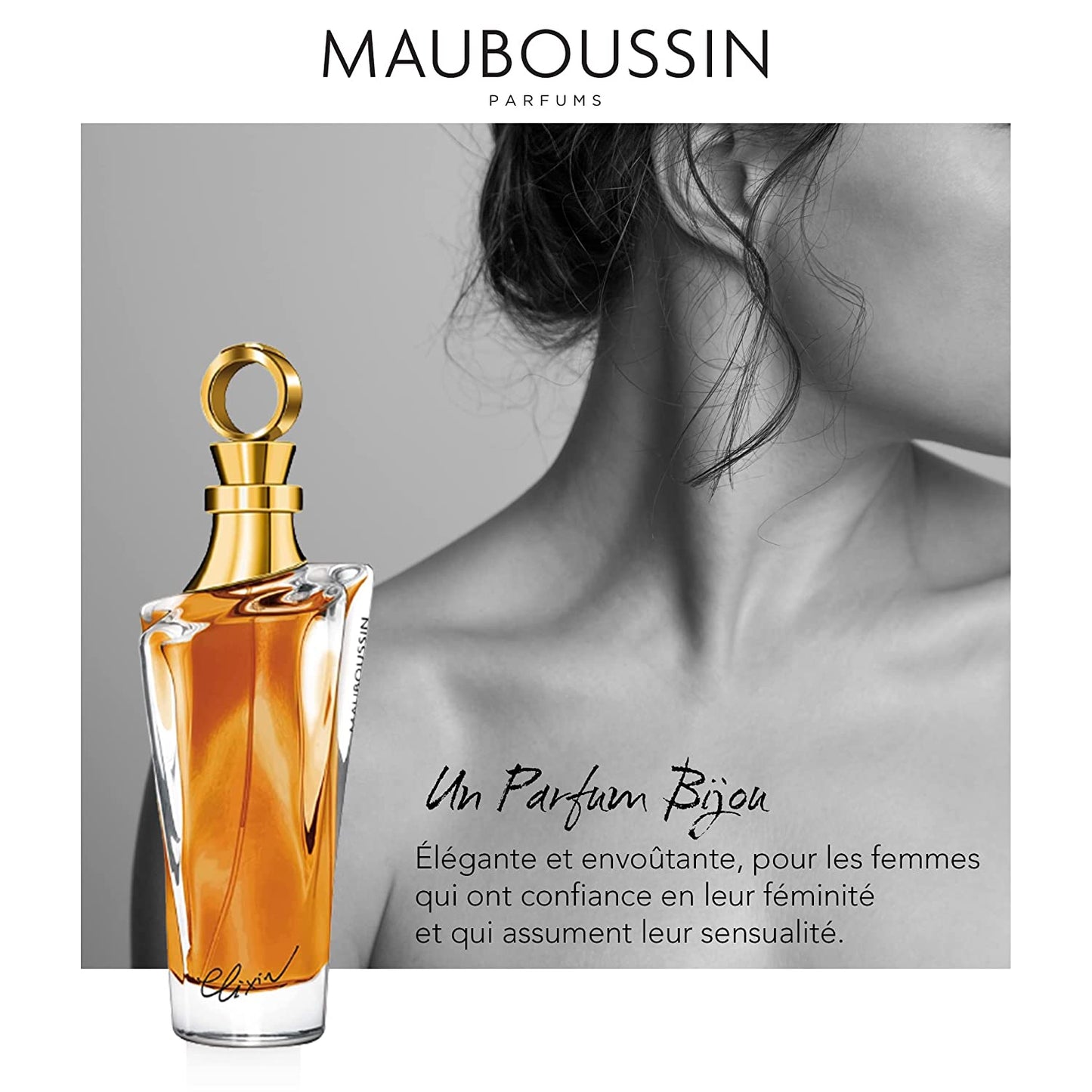 Mauboussin - Elixir Pour Elle 100ml (3.3 Fl Oz) - Eau de Parfum for Women - Oriental & Gourmand Scents