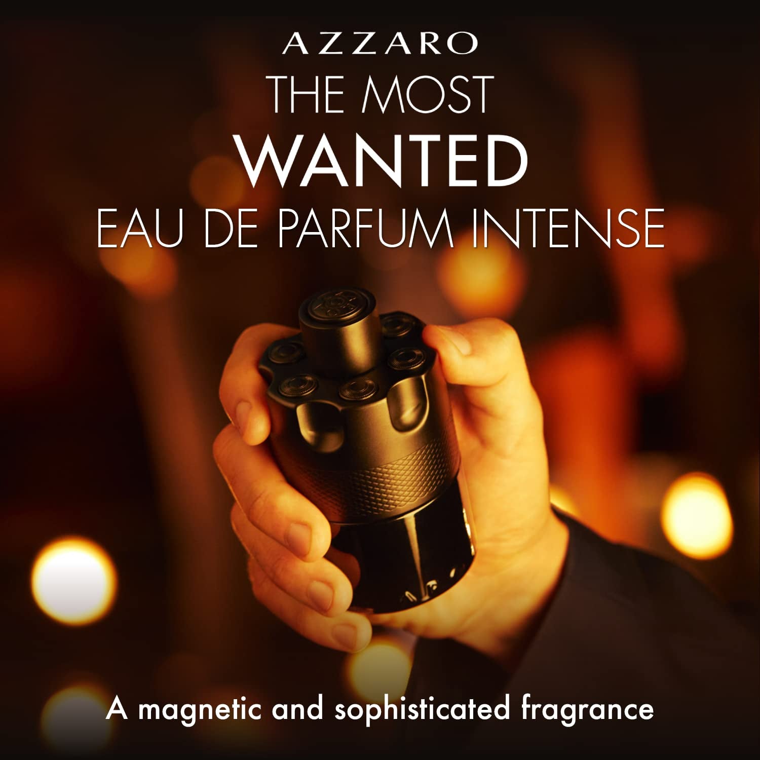 the Most Wanted Eau De Parfum Intense - Seductive Mens Cologne - Fougère, Ambery & Spicy Fragrance for Date - Lasting Wear - Luxury Perfumes for Men