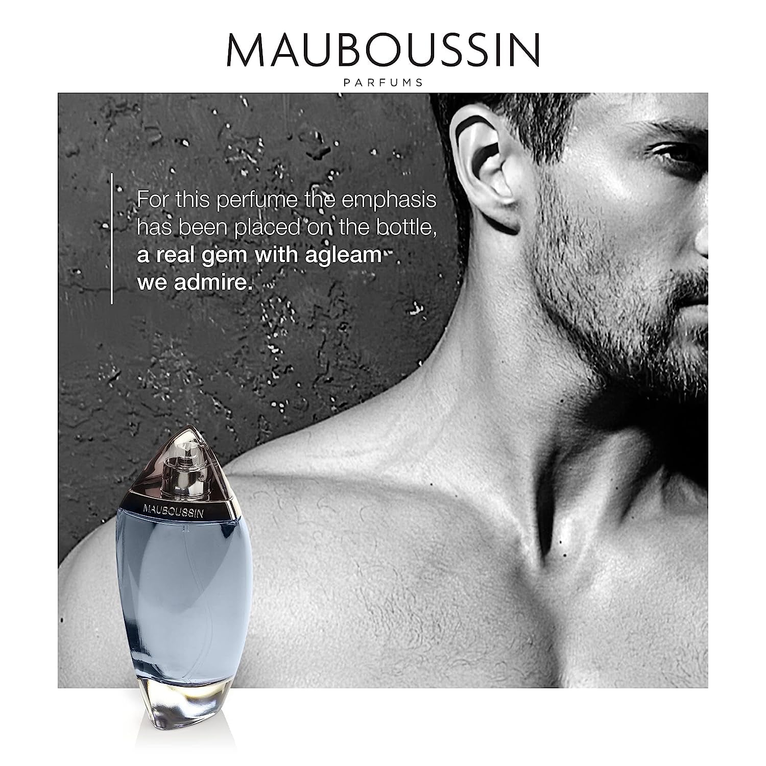 Mauboussin - Original Homme 100ml (3.3 Fl Oz) - Eau de Parfum for Men - Woody & Aromatic Scents