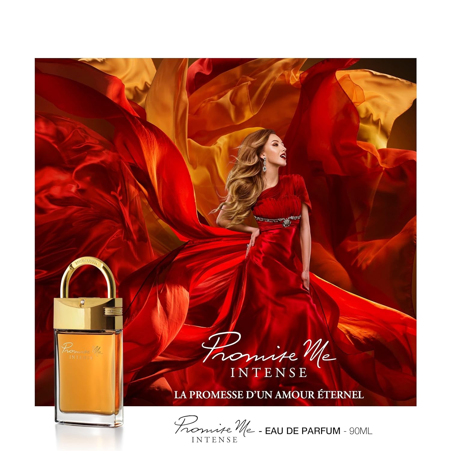 Mauboussin - Promise Me Intense 90ml (3 Fl Oz) - Eau de Parfum for Women - Oriental & Floral Scents